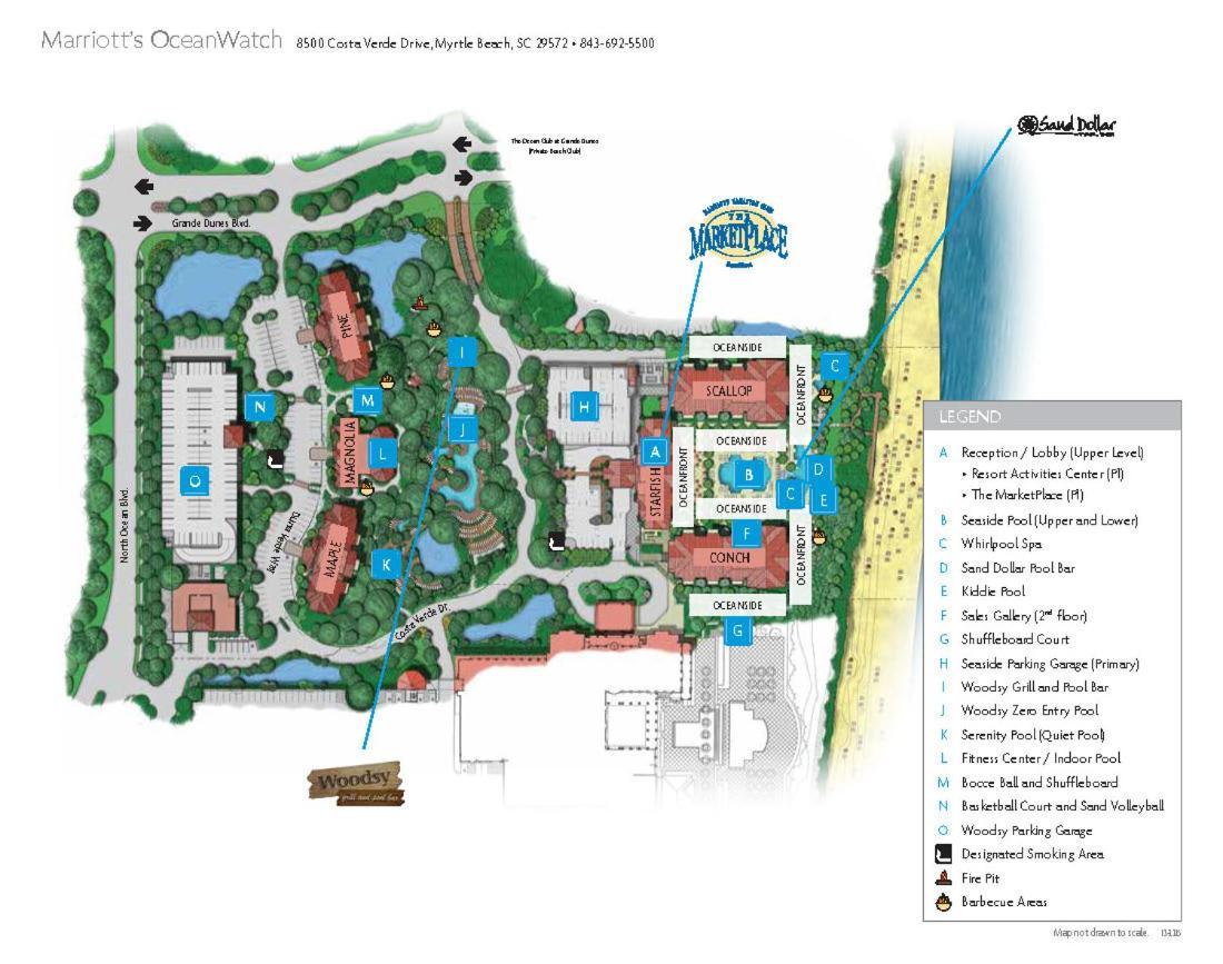 Marriott'S Oceanwatch Villas At Grande Dunes Myrtle Beach Buitenkant foto